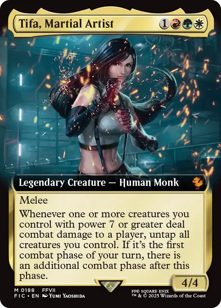 Tifa, Martial Artist (Extended Art) [Final Fantasy Commander] 1
