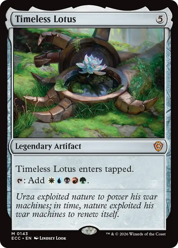 Timeless Lotus [Lorwyn Eclipsed Commander] 1