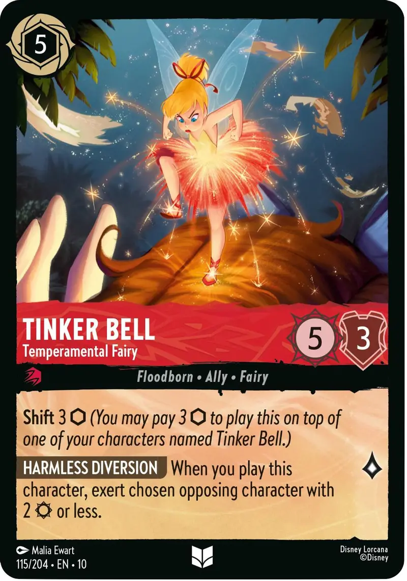 Tinker Bell - Temperamental Fairy (115/204) [Whispers In The Well] 1