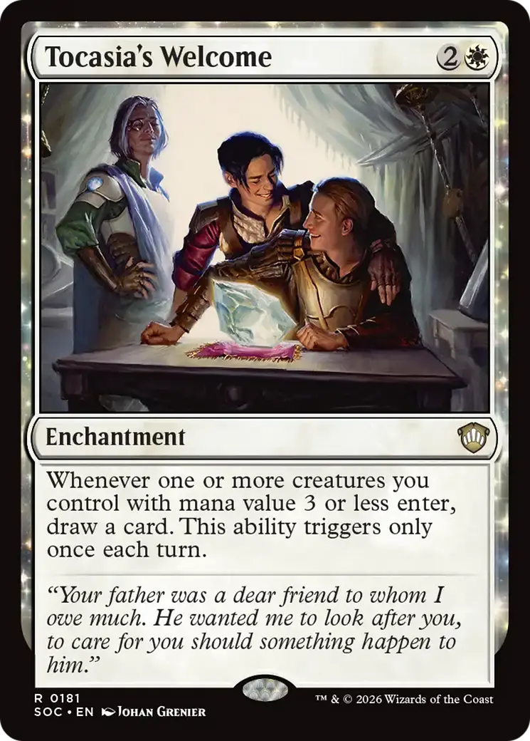 Tocasia's Welcome [Secrets Of Strixhaven Commander] 1