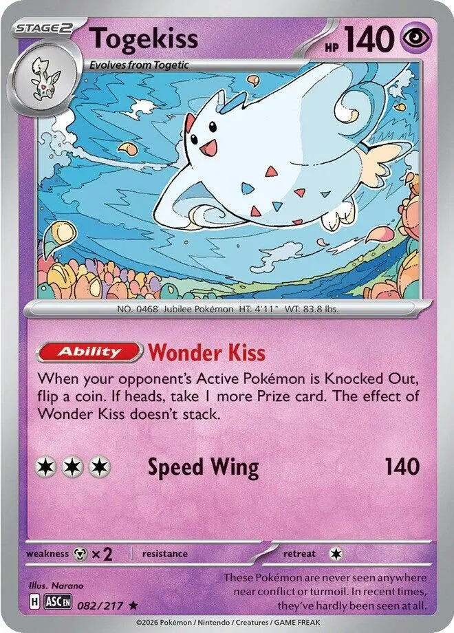 Togekiss (082/217) [Mega Evolution: Ascended Heroes] 1