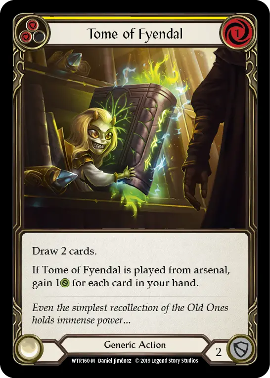 Tome Of Fyendal [Wtr160-M] Alpha Print Rainbow Foil 1