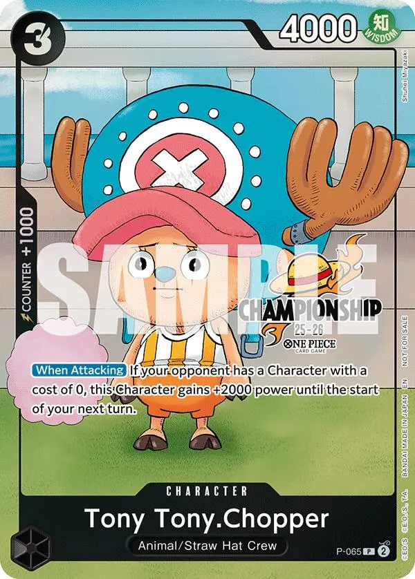 Tony Tony.Chopper (Cs 25-26 Event Pack Finalist Ver.) [One Piece Promotion Cards] 1