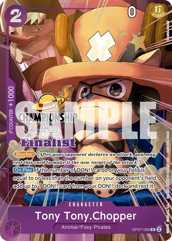 Tony Tony.Chopper (Cs 25-26 Finalist Card Set 1) [One Piece Promotion Cards] 1