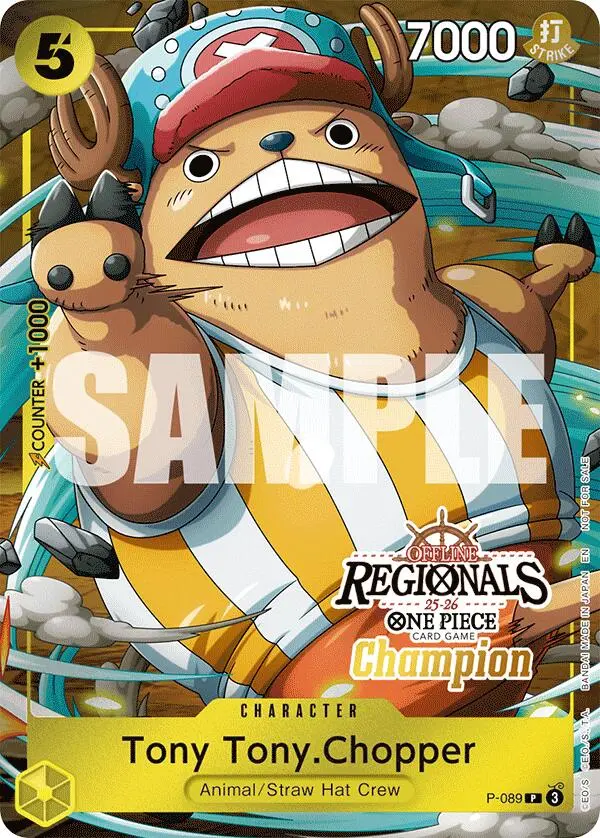 Tony Tony.Chopper (Offline Regional Champion Card Set 2025 Vol.2) [One Piece Promotion Cards] 1