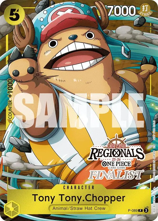 Tony Tony.Chopper (Offline Regional Finalist Card Set 2025 Vol.2) [One Piece Promotion Cards] 1