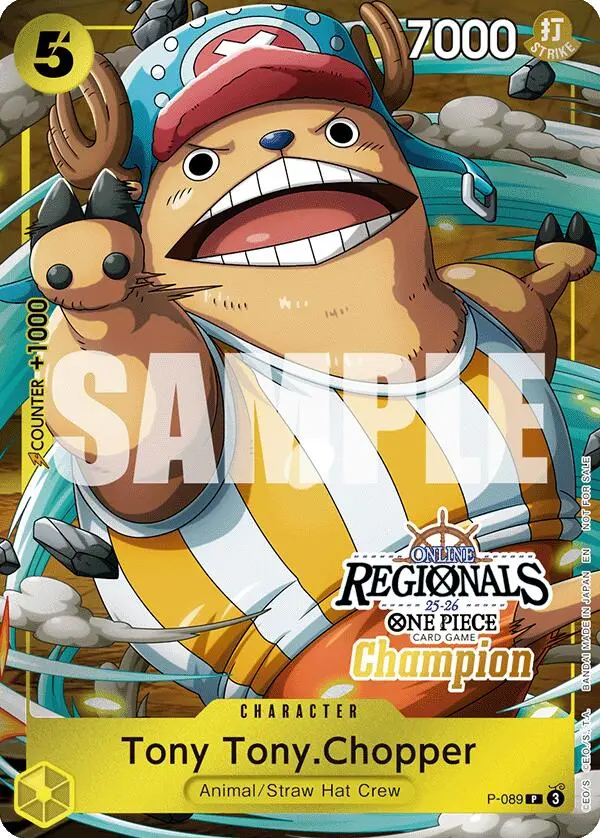 Tony Tony.Chopper (Online Regional Champion Card Set 2025 Vol.2) [One Piece Promotion Cards] 1