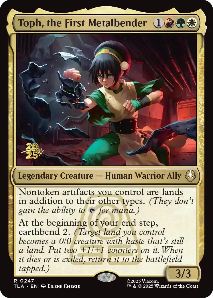 Toph, The First Metalbender [Avatar: The Last Airbender Prerelease Cards] 1