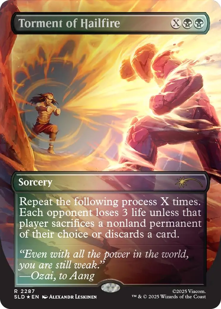 Torment Of Hailfire (2287) (Rainbow Foil) [Secret Lair Drop Series] 1