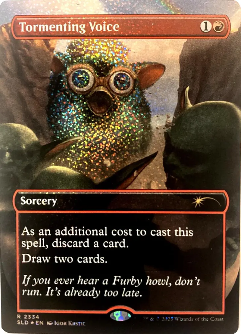 Tormenting Voice (Confetti Foil) [Secret Lair Drop Series] 1