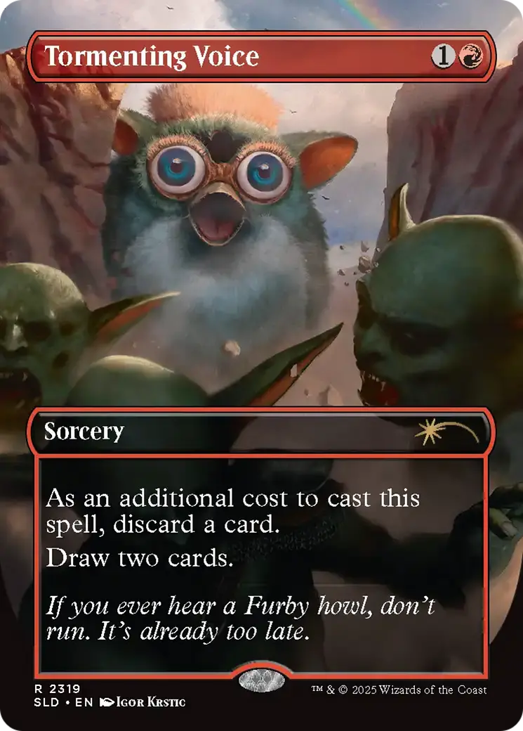 Tormenting Voice (Rainbow Foil) [Secret Lair Drop Series] 1