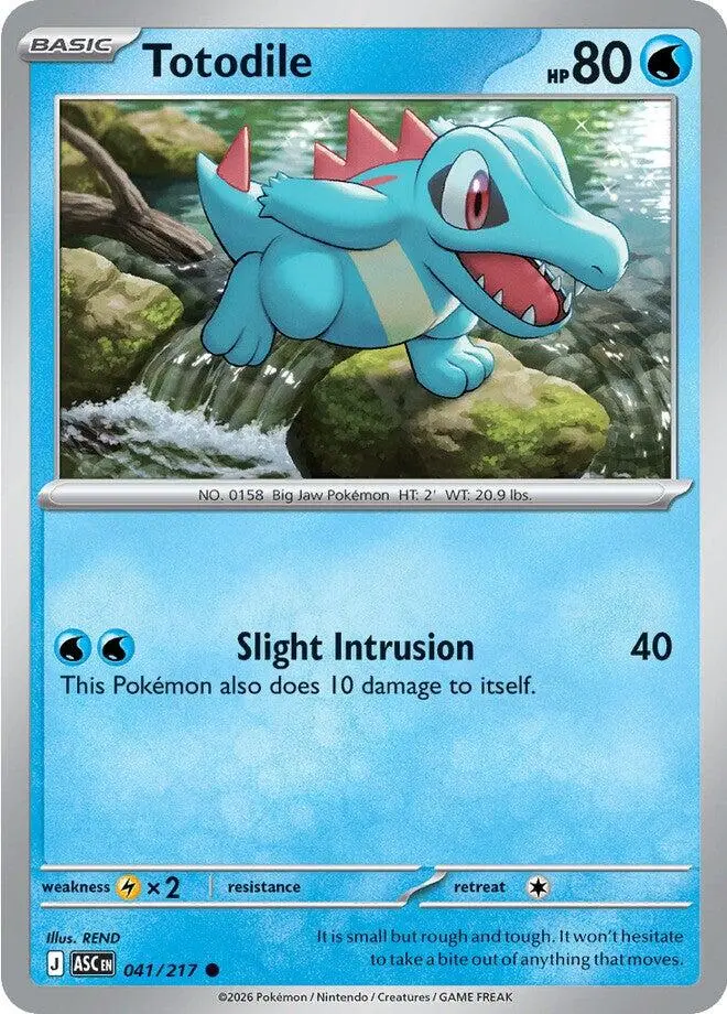 Totodile (041/217) [Mega Evolution: Ascended Heroes] 1