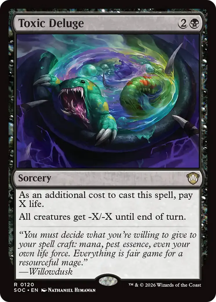 Toxic Deluge [Secrets Of Strixhaven Commander] 1