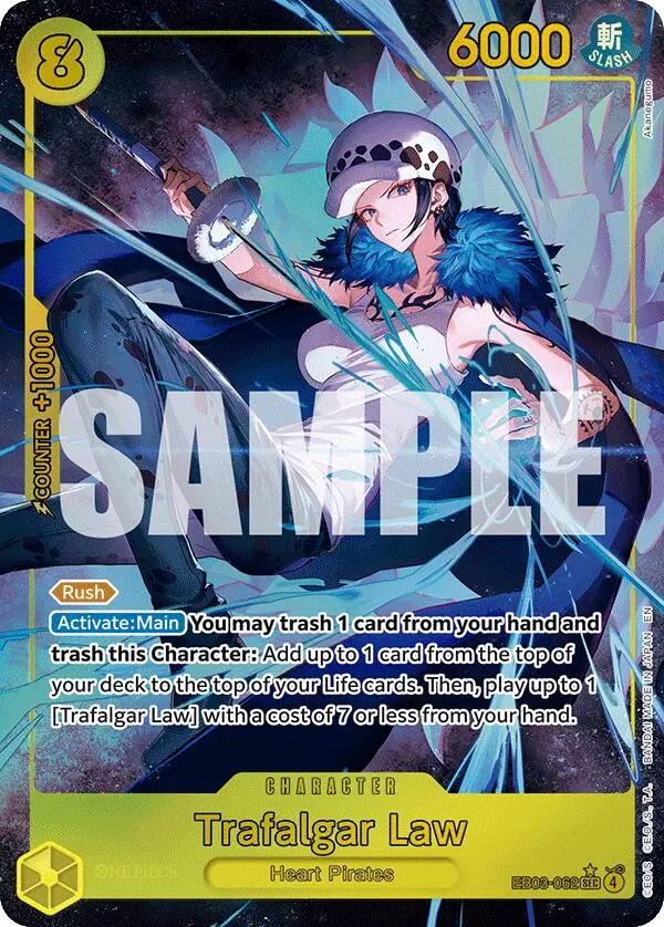 Trafalgar Law (Alternate Art) [Extra Booster: One Piece Heroines Edition] 1