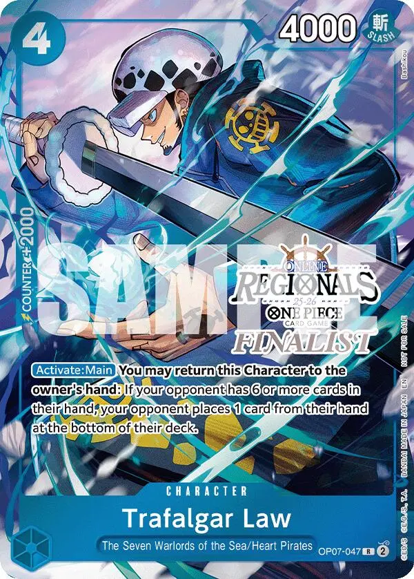 Trafalgar Law (Online Regional Finalist Card Set 2025 Vol.2) [One Piece Promotion Cards] 1