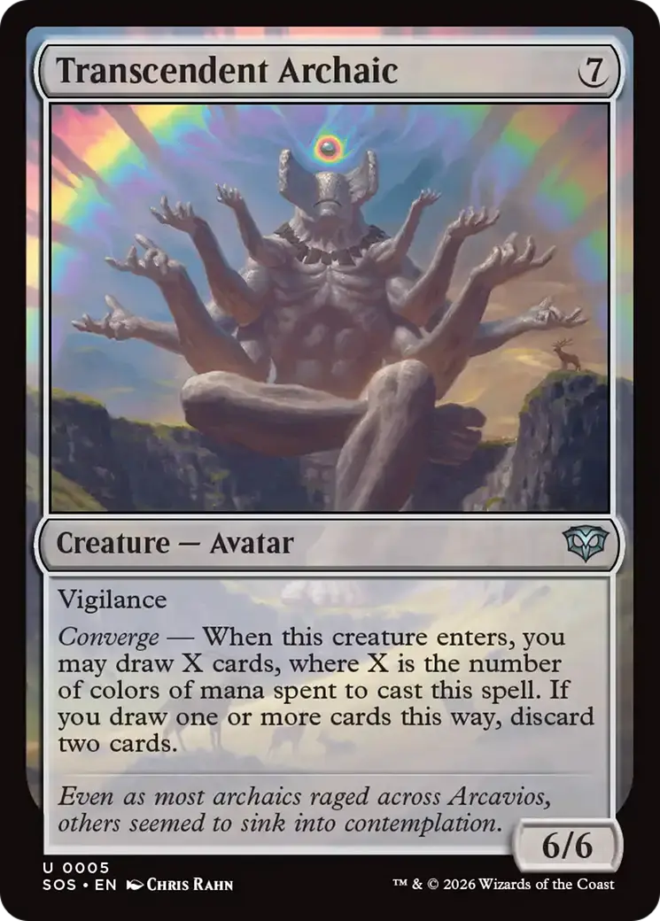 Transcendent Archaic [Secrets Of Strixhaven] 1