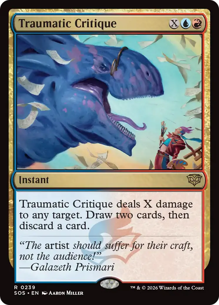 Traumatic Critique [Secrets Of Strixhaven] 1