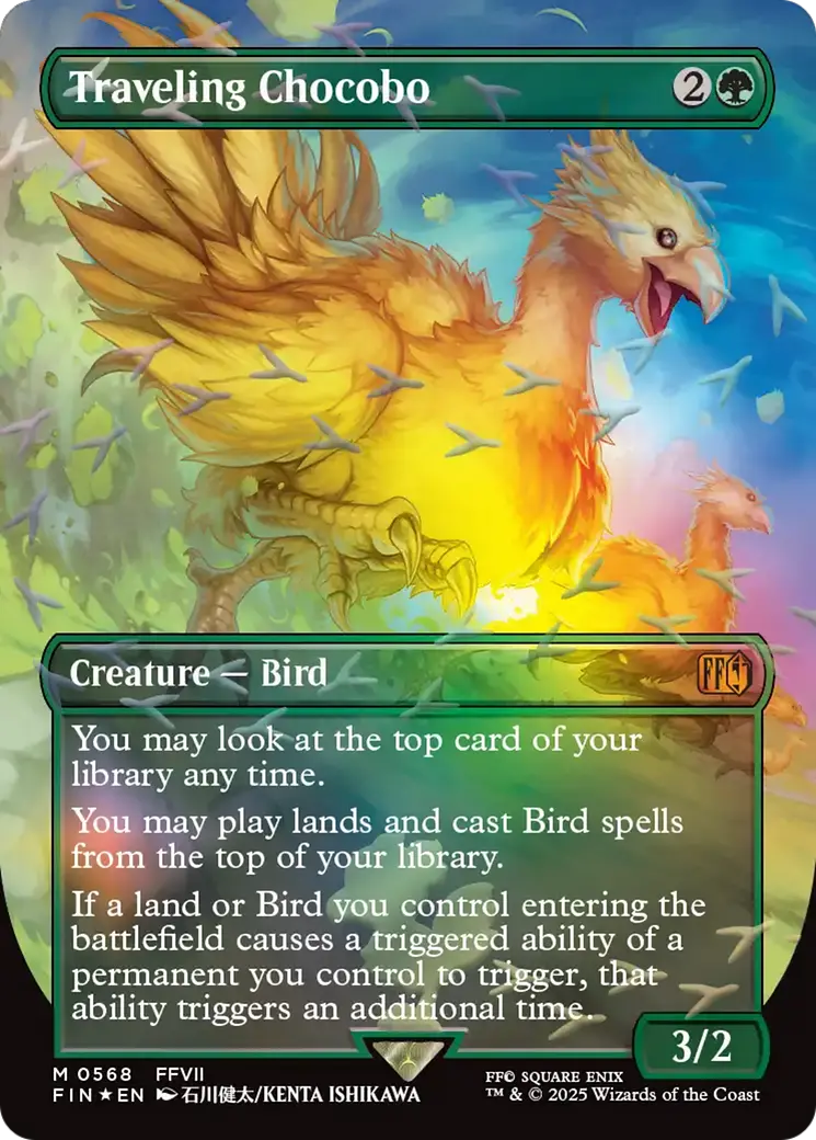 Traveling Chocobo (Borderless) (Chocobo Track Foil) [Final Fantasy] 1