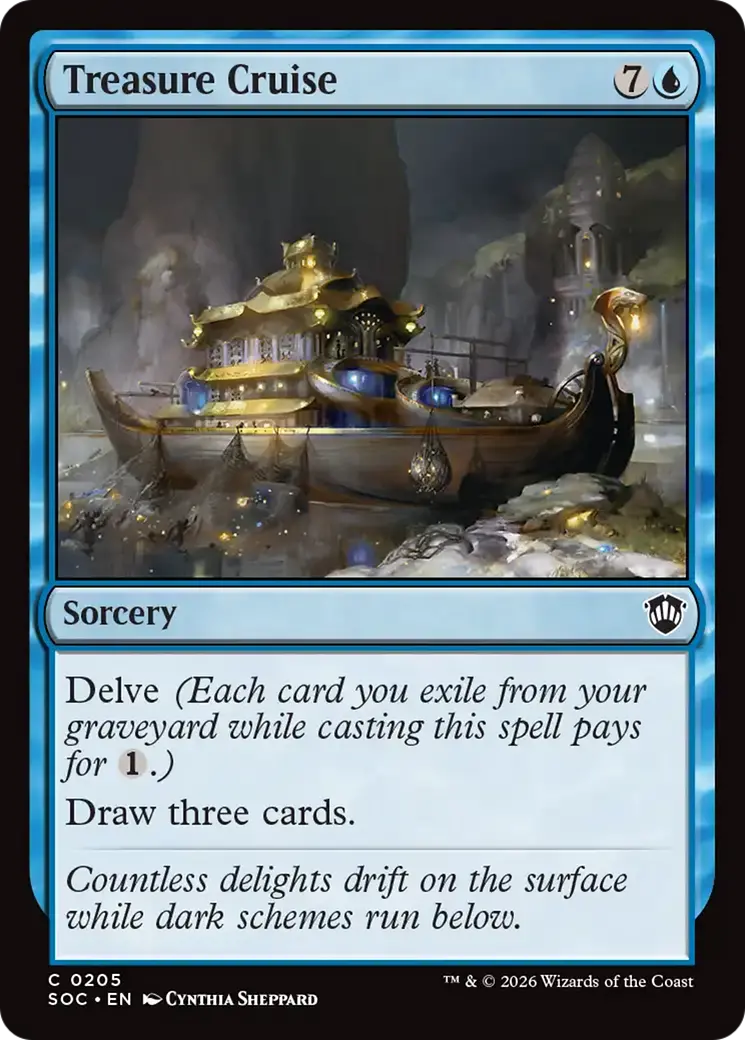 Treasure Cruise [Secrets Of Strixhaven Commander] 1