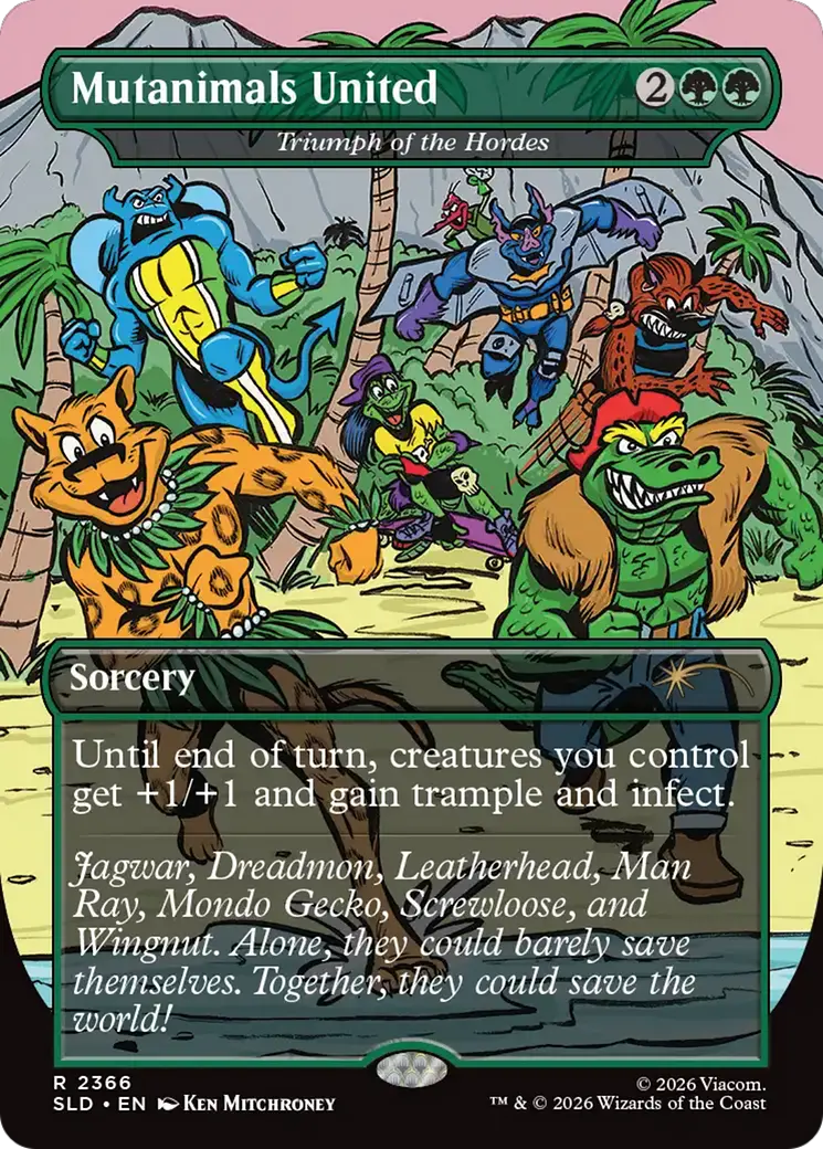 Triumph Of The Hordes (Jp Alternate Art) (Silver Scroll Foil) [Secrets Of Strixhaven: Mystical Archive] 1