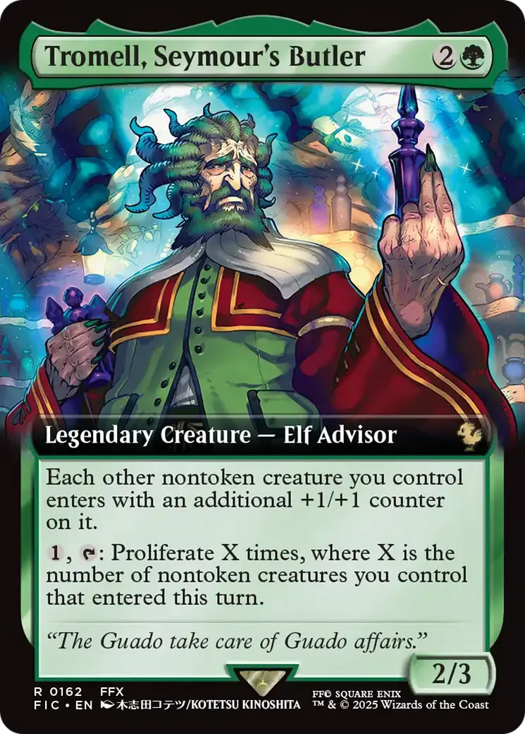 Tromell, Seymour's Butler (Extended Art) [Final Fantasy Commander] 1