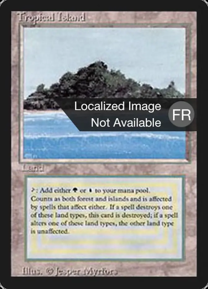 Tropical Island [Foreign Black Border] 1