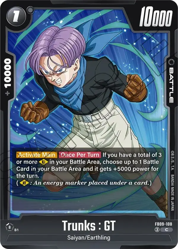 Trunks : Gt (Fb09-108) [Dual Evolution] 1