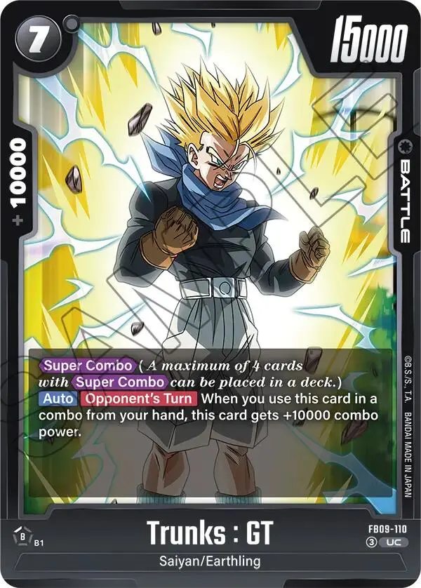 Trunks : Gt (Fb09-110) [Dual Evolution] 1