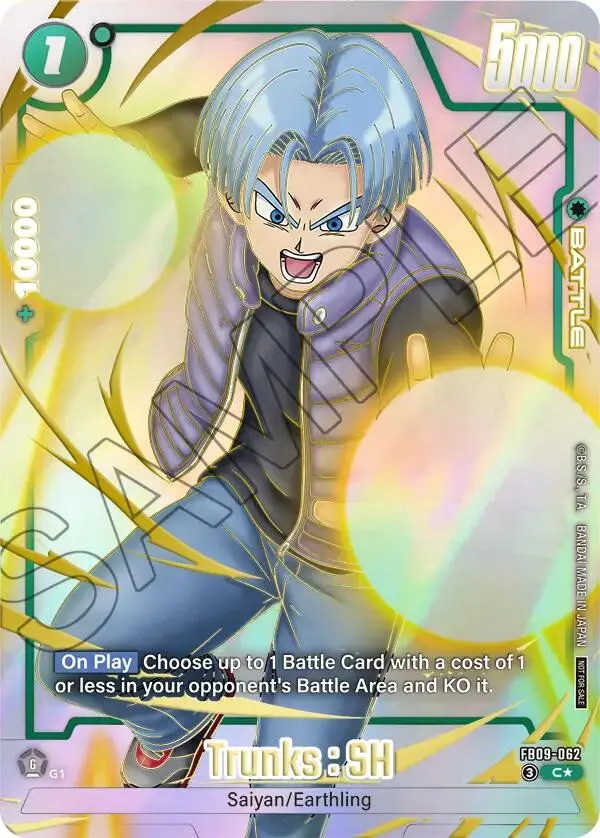 Trunks : Sh (Limited Pack 26-27 Wave1) [Fusion World Tournament Cards] 1