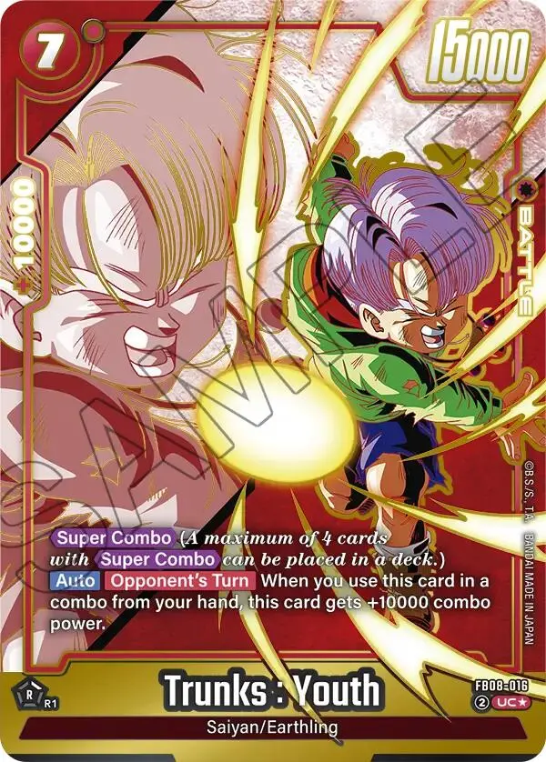 Trunks : Youth (Fb08-016) (Alternate Art) [Saiyan's Pride] 1