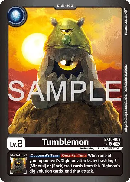 Tumblemon [Ex10-003] (Limited Foil) [Sinister Order] 1