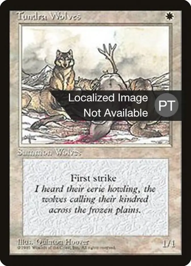 Tundra Wolves [Fourth Edition (Foreign Black Border)] 1