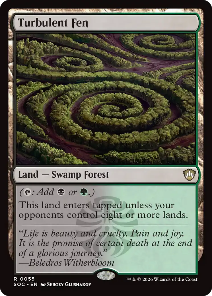 Turbulent Fen [Secrets Of Strixhaven Commander] 1