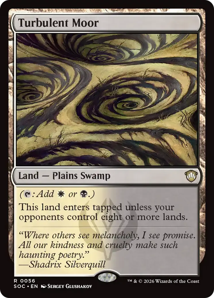 Turbulent Moor [Secrets Of Strixhaven Commander] 1