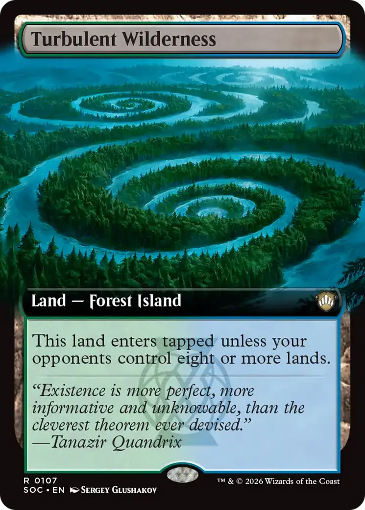 Turbulent Wilderness (Extended Art) [Secrets Of Strixhaven Commander] 1
