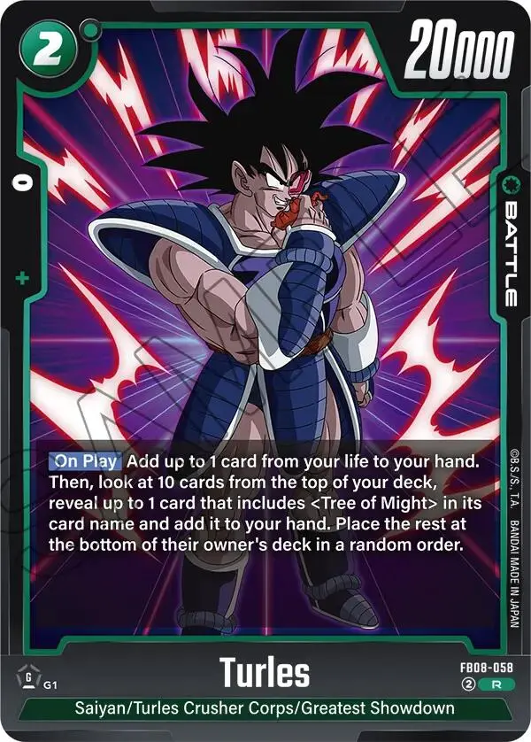 Turles (Fb08-058) [Saiyan's Pride] 1