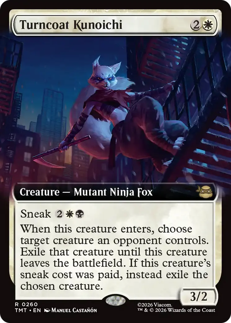 Turncoat Kunoichi (Extended Art) [Teenage Mutant Ninja Turtles] 1