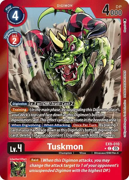 Tuskmon [Ex9-010] (Limited Foil) [Versus Monsters] 1
