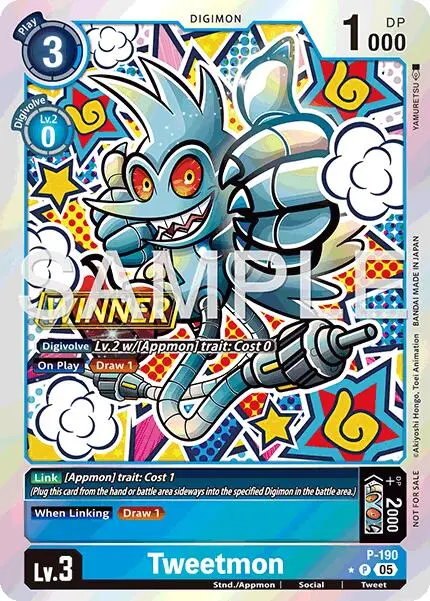 Tweetmon [P-190] (Store Tournament 2025 Vol.3 Winner Pack) [Promotion Cards] 1