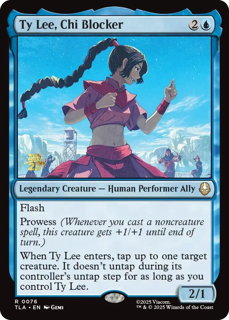 Ty Lee, Chi Blocker [Avatar: The Last Airbender Prerelease Cards] 1
