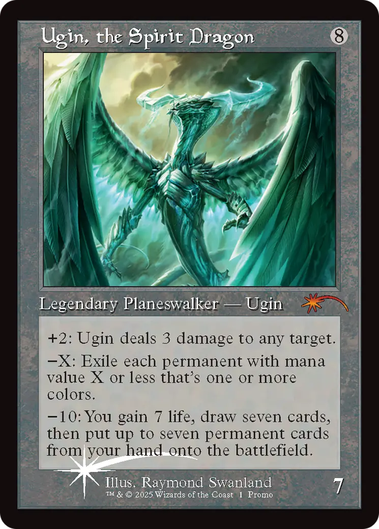 Ugin, The Spirit Dragon (Retro Frame) [Secret Lair Drop Series] 1