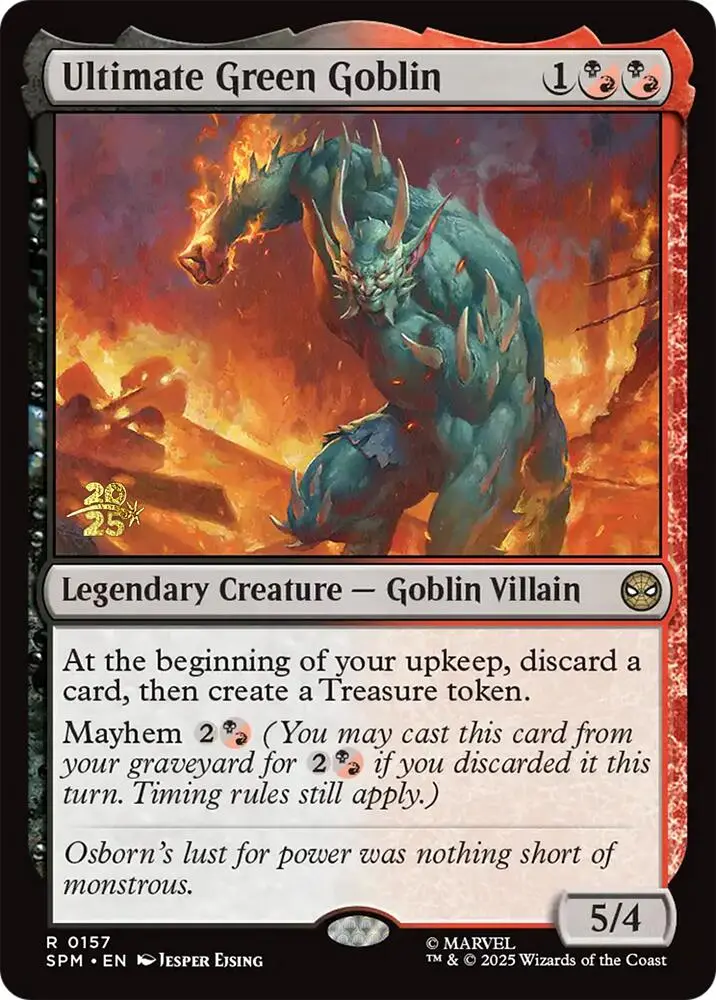 Ultimate Green Goblin [Marvel's Spider-Man Prerelease Promos] 1