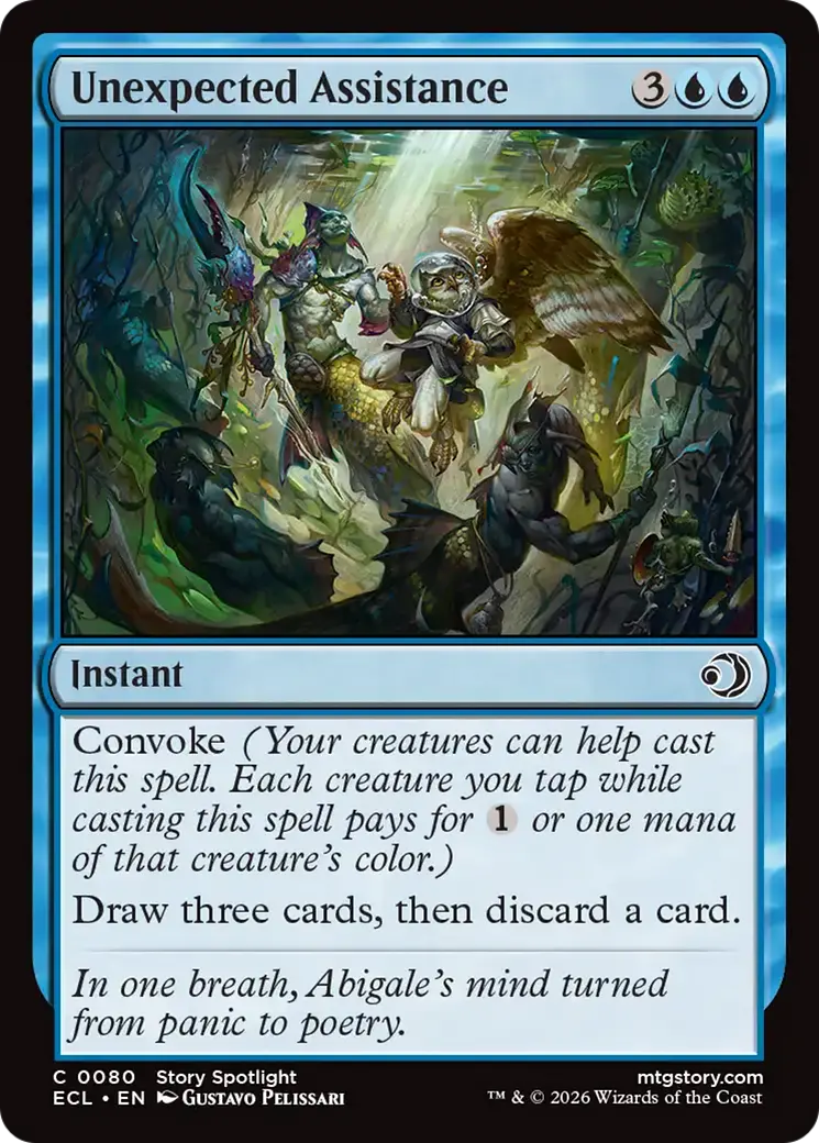 Unexpected Assistance [Lorwyn Eclipsed] 1