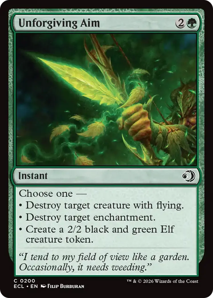 Unforgiving Aim [Lorwyn Eclipsed] 1