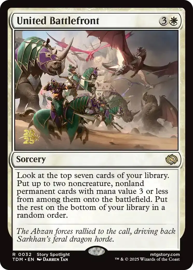 United Battlefront [Tarkir: Dragonstorm Prerelease Cards] 1