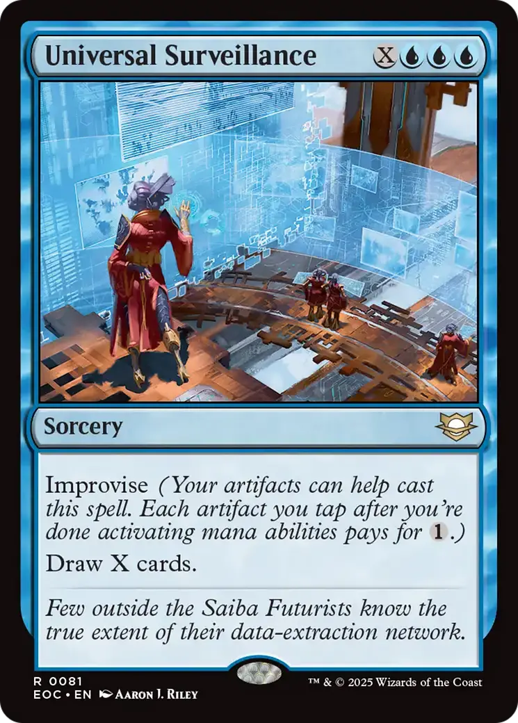 Universal Surveillance [Edge Of Eternities Commander] 1