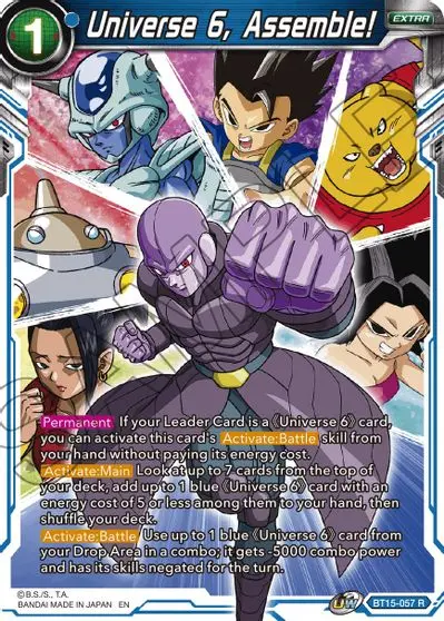 Universe 6, Assemble! [Bt15-057] 1