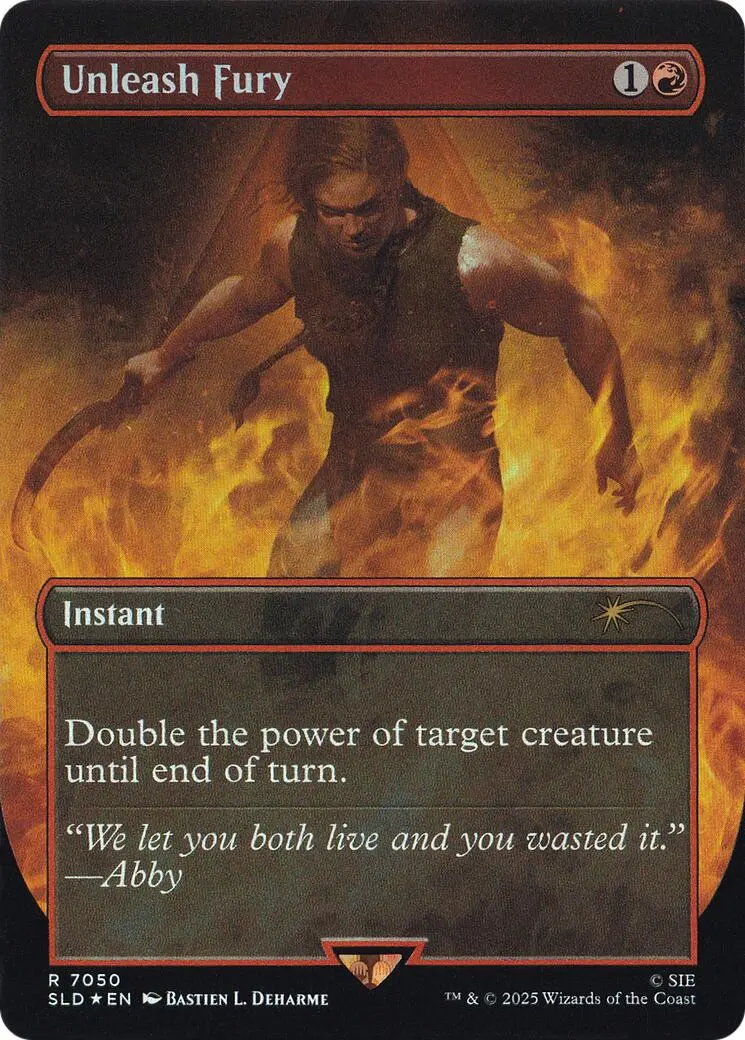 Unleash Fury (Rainbow Foil) [Secret Lair Drop Series] 1