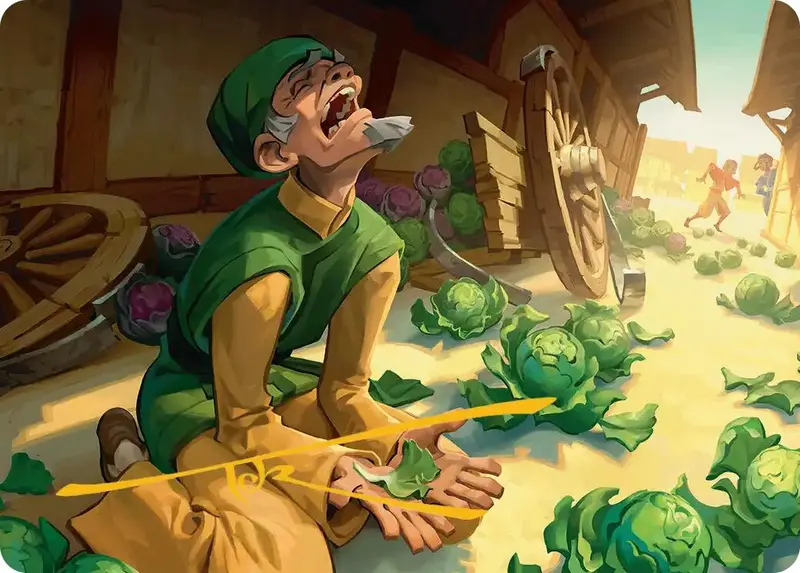 Unlucky Cabbage Merchant Art Card (Gold-Stamped Signature) [Avatar: The Last Airbender Art Series] 1