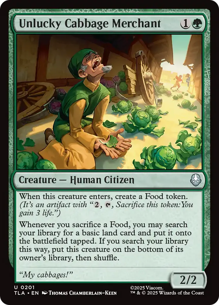 Unlucky Cabbage Merchant [Avatar: The Last Airbender] 1